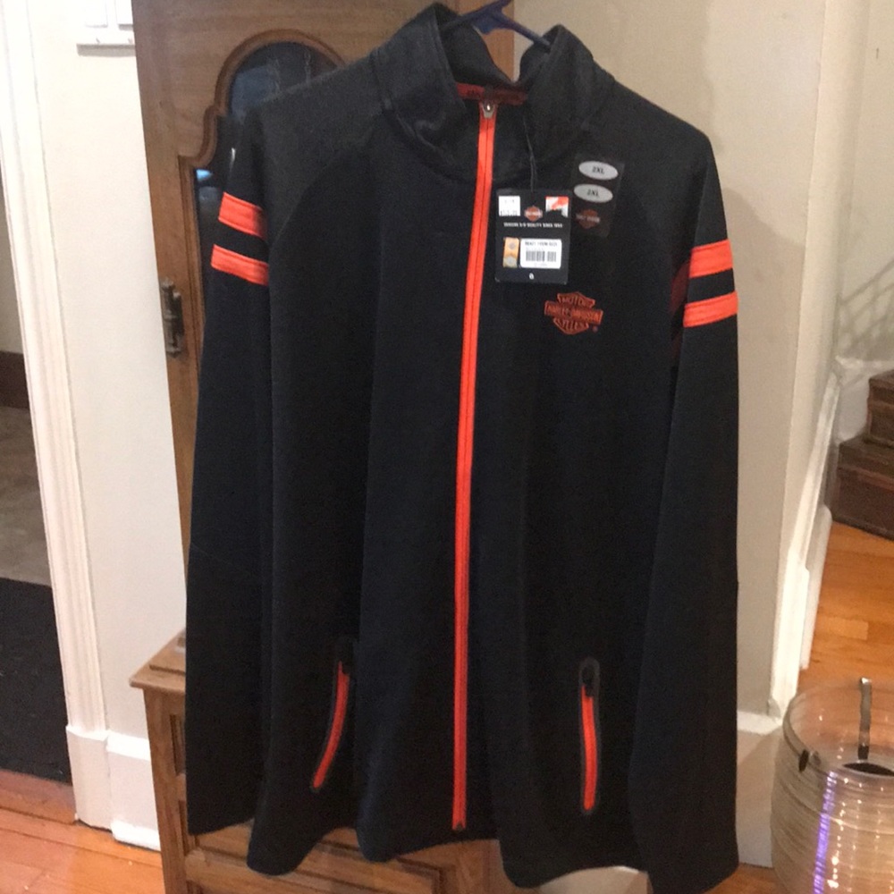 Harley Davidson full zip men’s lightweight jacket